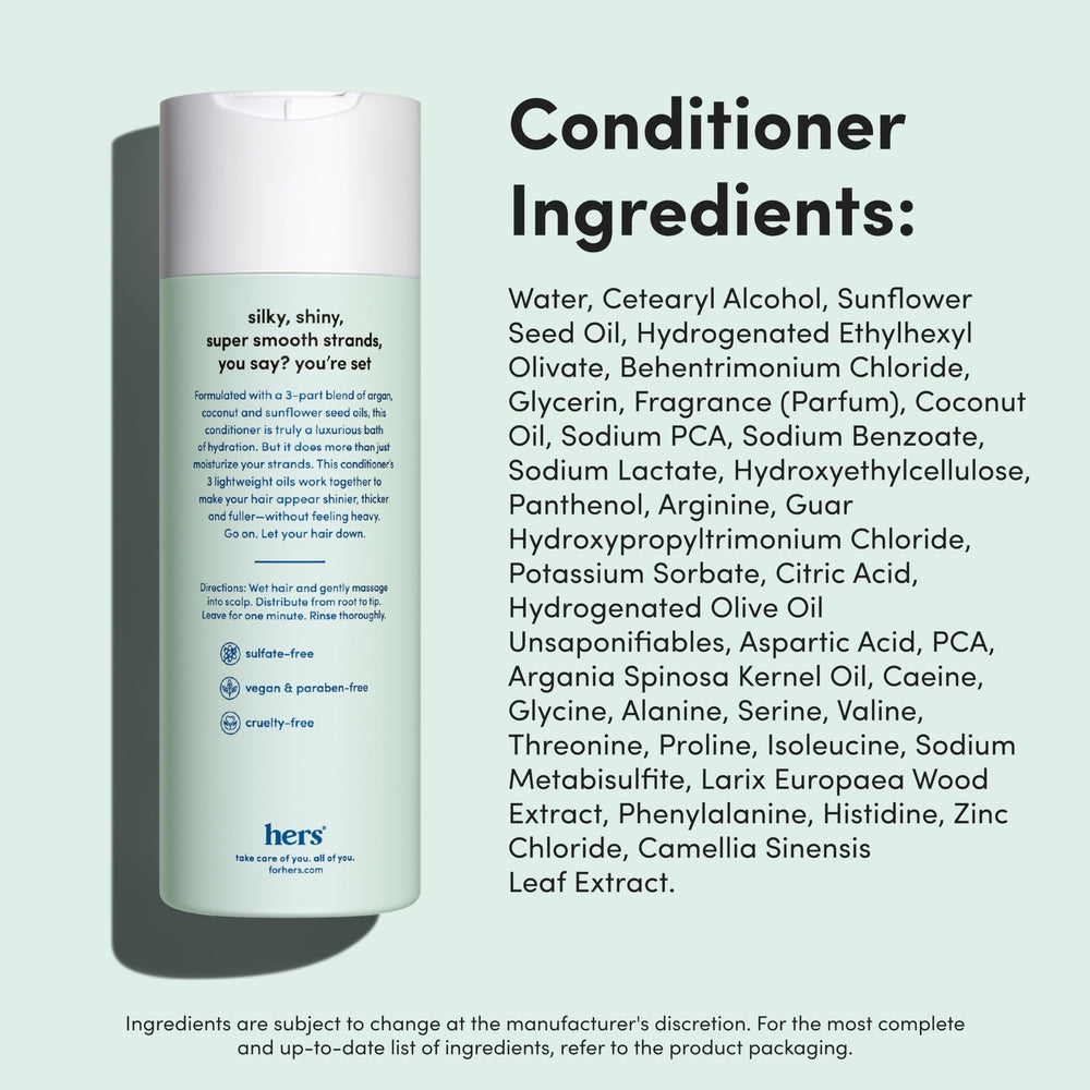 Application rapide sur longueurs et pointes après shampoing avec Hers Triple Threat.