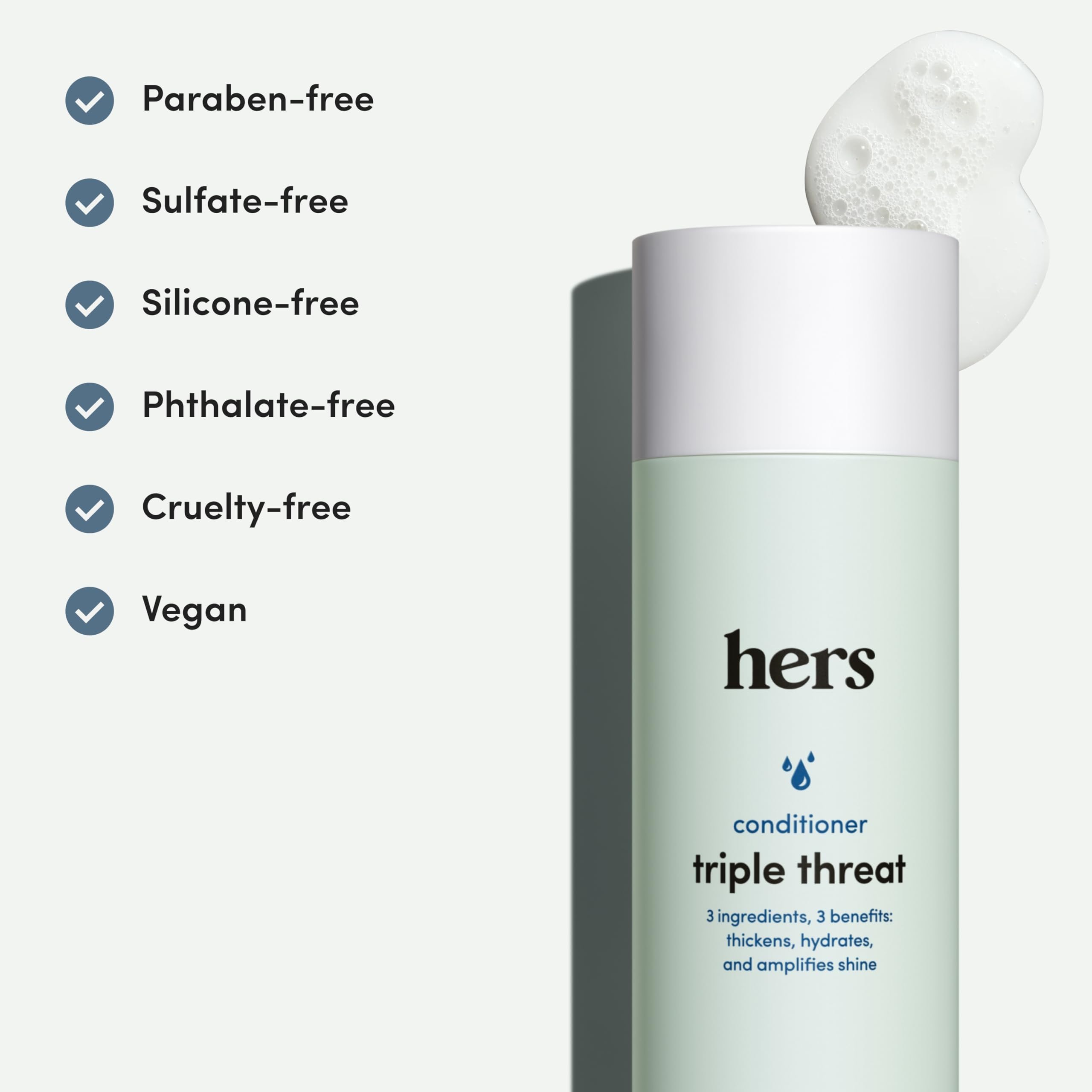 Formule sans sulfates et compatible avec la couleur du Hers Triple Threat.