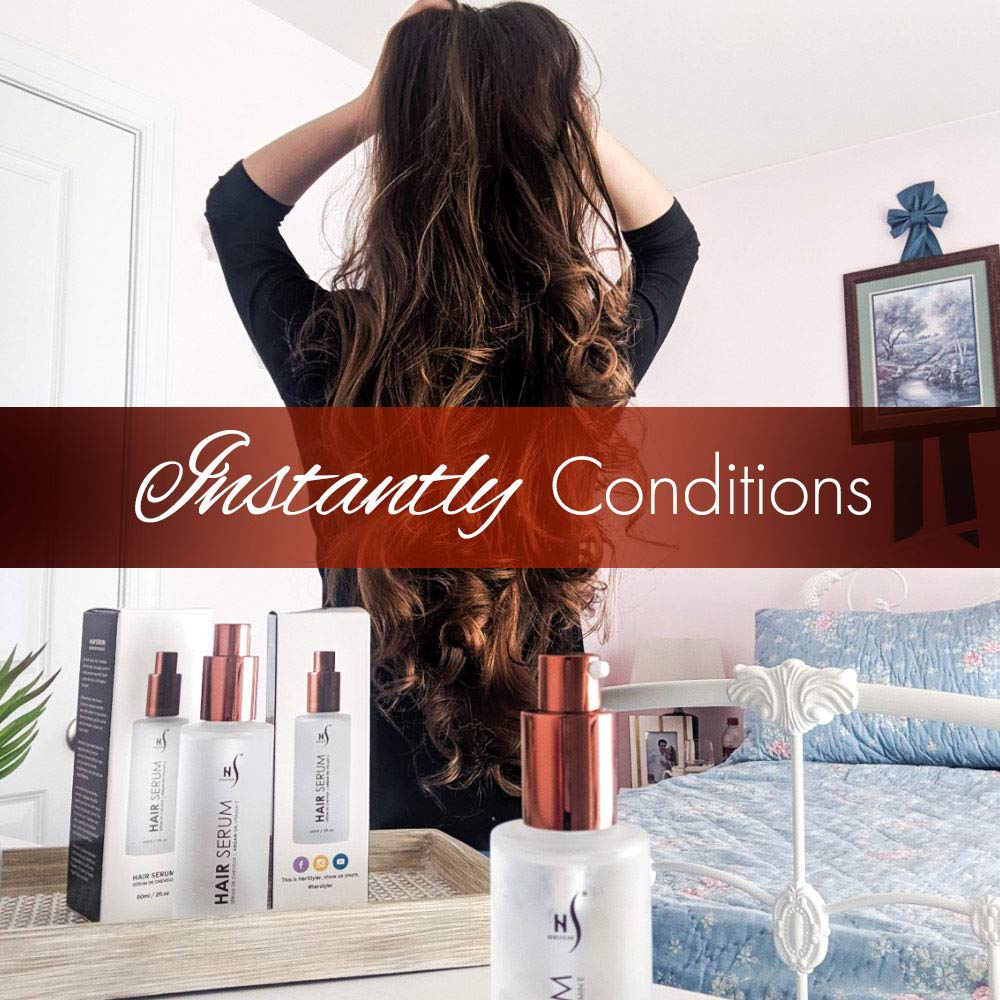 Herstyler Argan Oil Serum suitable for all hair types and textures.