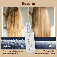 HerStyler huile ricin serum: massage pour absorption rapide.