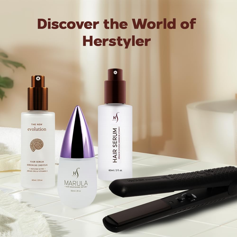 HerStyler huile ricin serum: compatible coloration et hydratation.