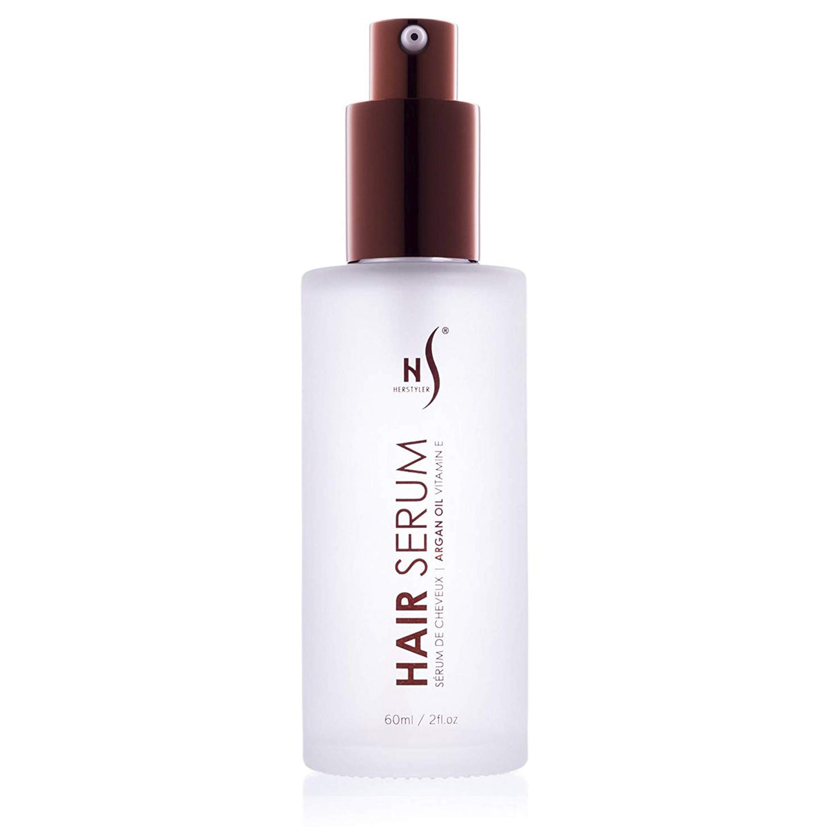 HerStyler Sérum réparateur argan – frisottis maîtrisés et fini soyeux.