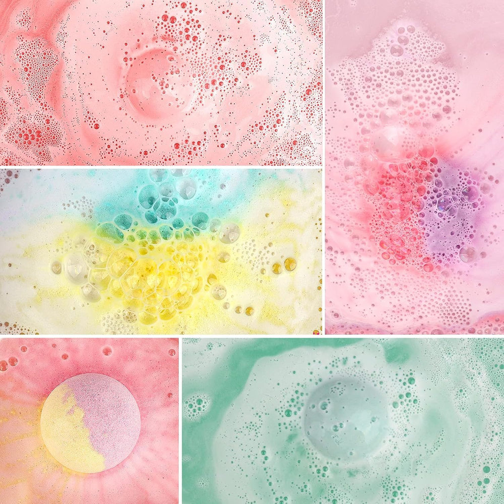 Bombes de bain HESORIX Jasmin: moment spa à domicile et parfum délicat.