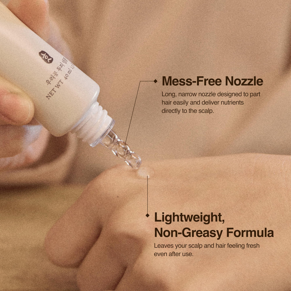 Formule Hesul sans silicone ni sulfate, routine légère