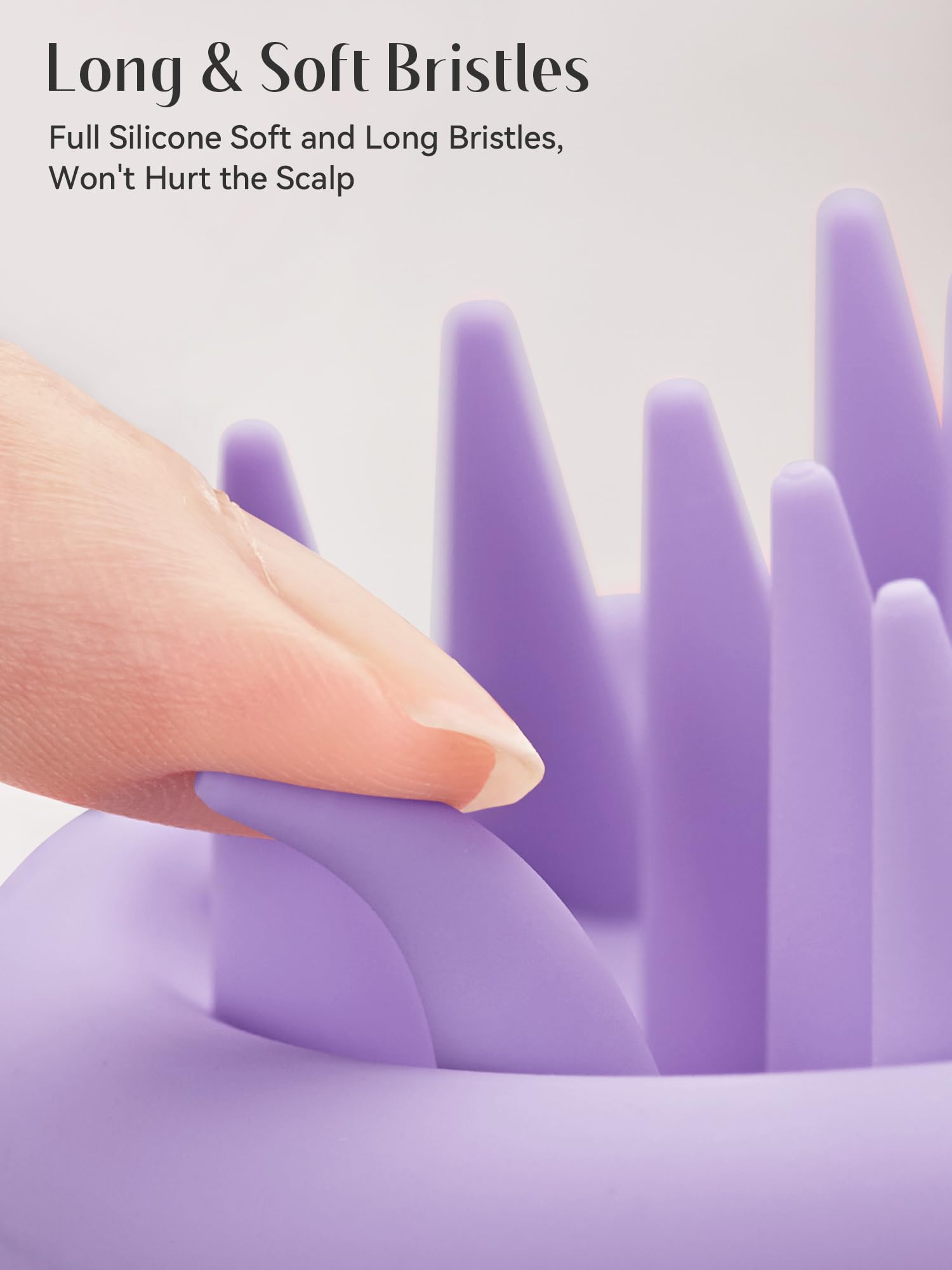 HEETA brosse capillaire, lavage facilité sous la douche grâce au design ergonomique.
