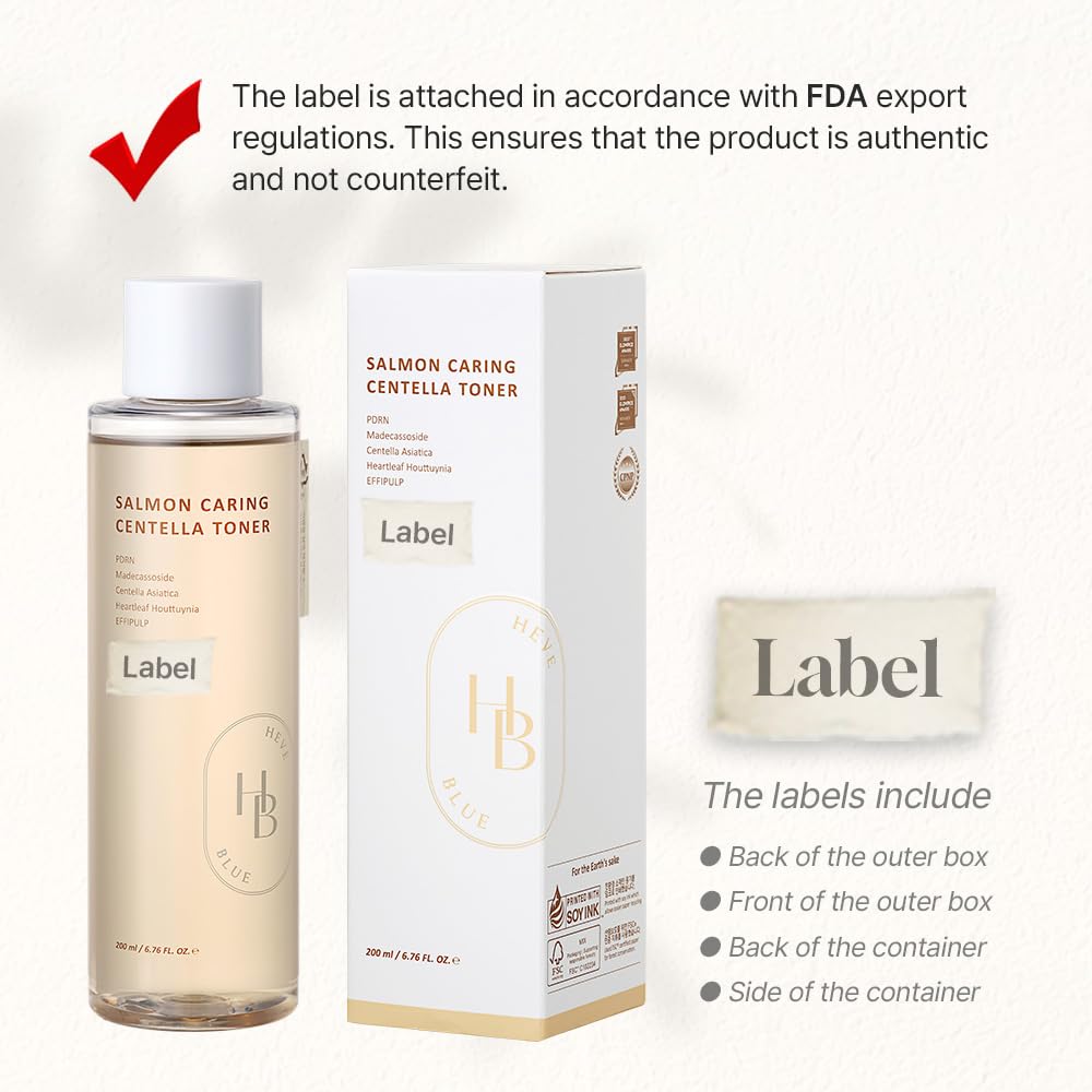 HEVEBLUE Toner Centella—eau et actifs apaisants pour peau saine