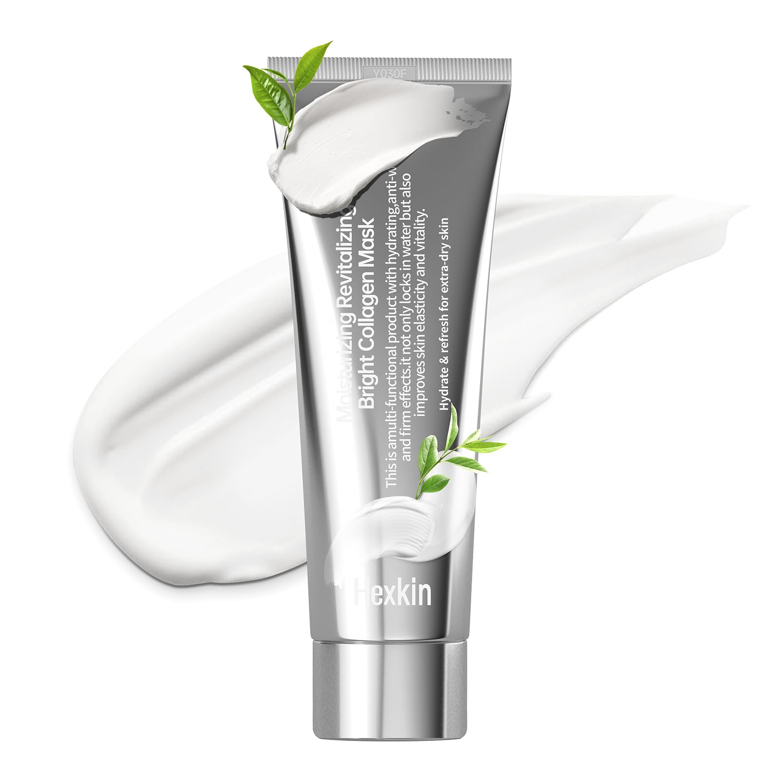 Hexkin masque collagene pelable creme prêt à l'emploi pour routine spa à domicile.