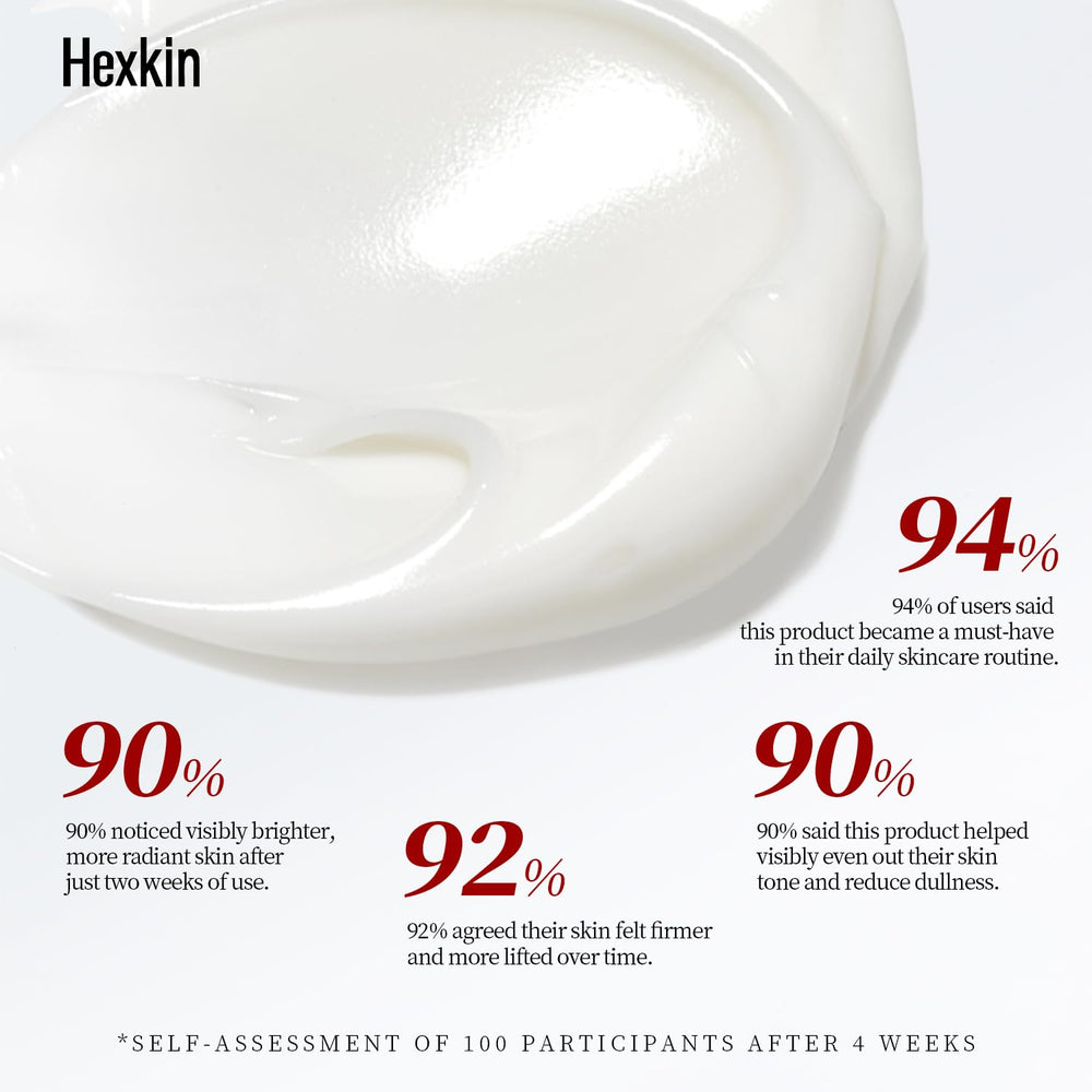 Hexkin retirer masque collagene sans residu, retrait facile et net.