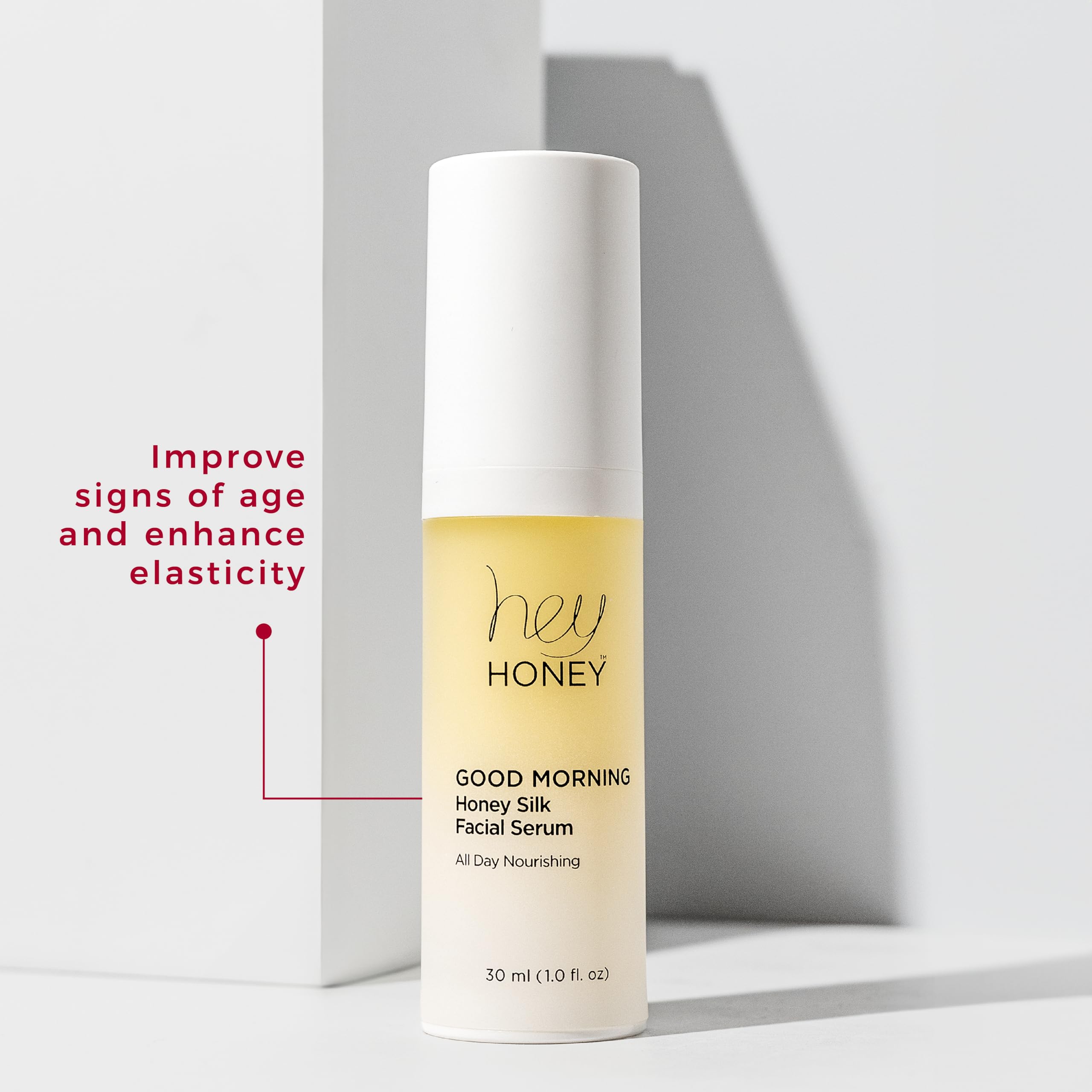 Acide hyaluronique dans Hey Honey pour une hydratation durable.