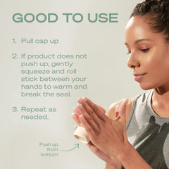 Hey Humans aluminum-free formula shown on skin-friendly texture for sensitive underarms.
