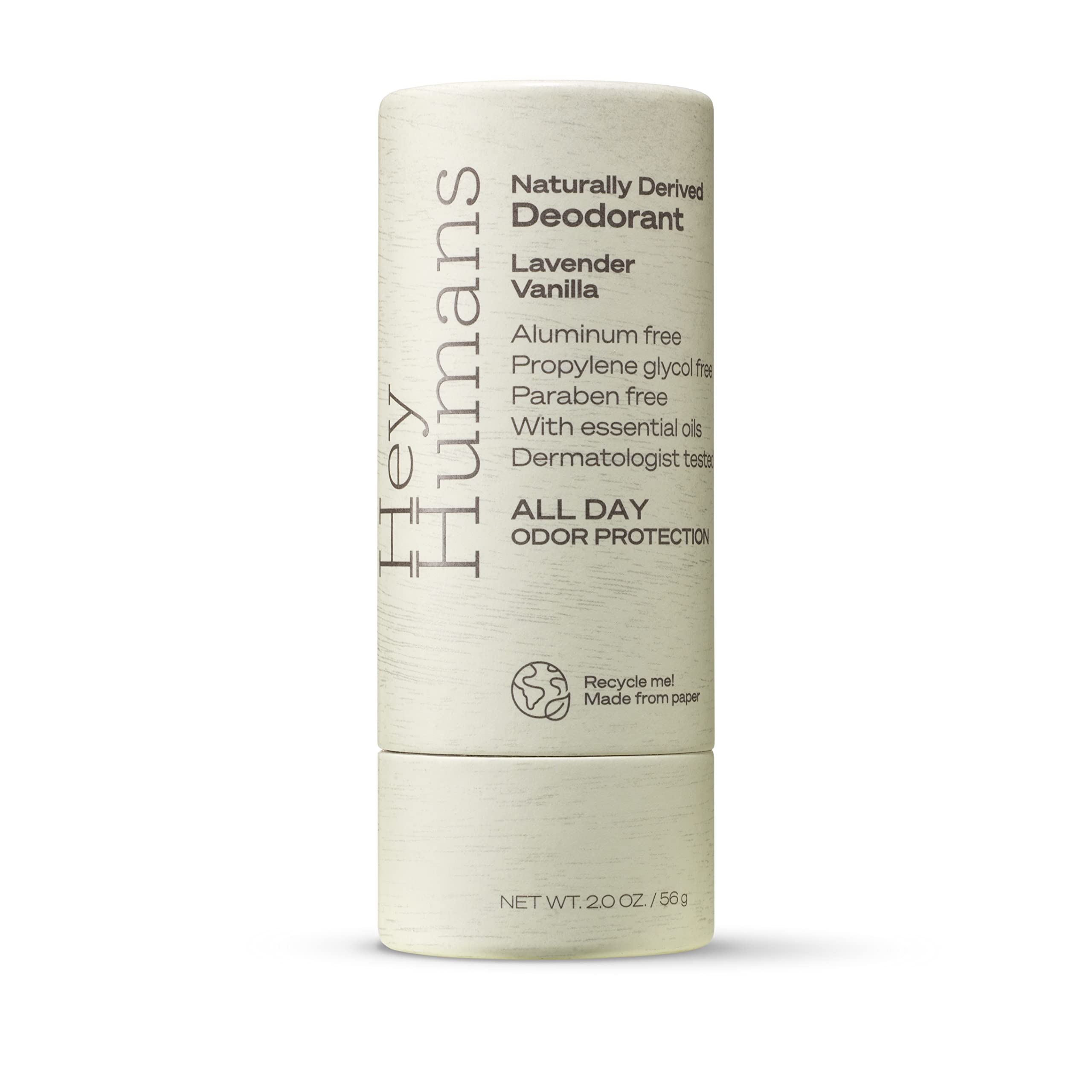 Application douce de Hey Humans, texture crème légère sur la peau.