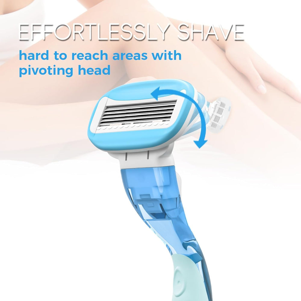 Rasoir HEYAXA, lames nano pour un rasage fluide et durable.