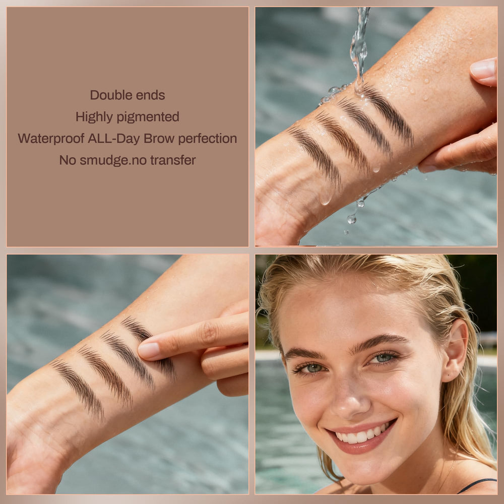 HeyBeauty Sourcils corps rétractable pratique et rapide.
