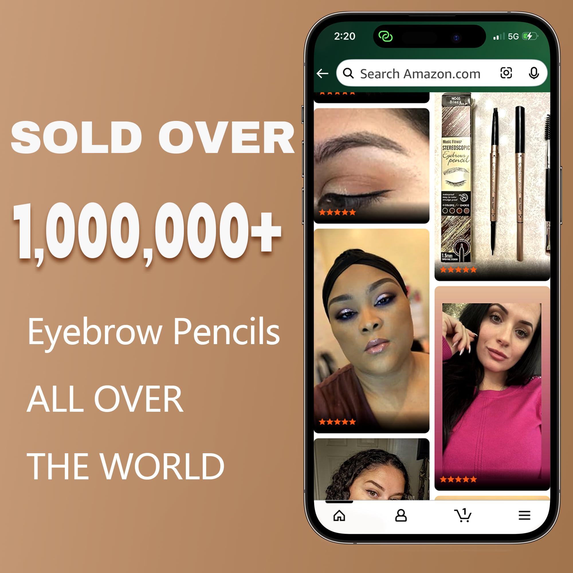 HeyBeauty Sourcils usage quotidien rapide et efficace.