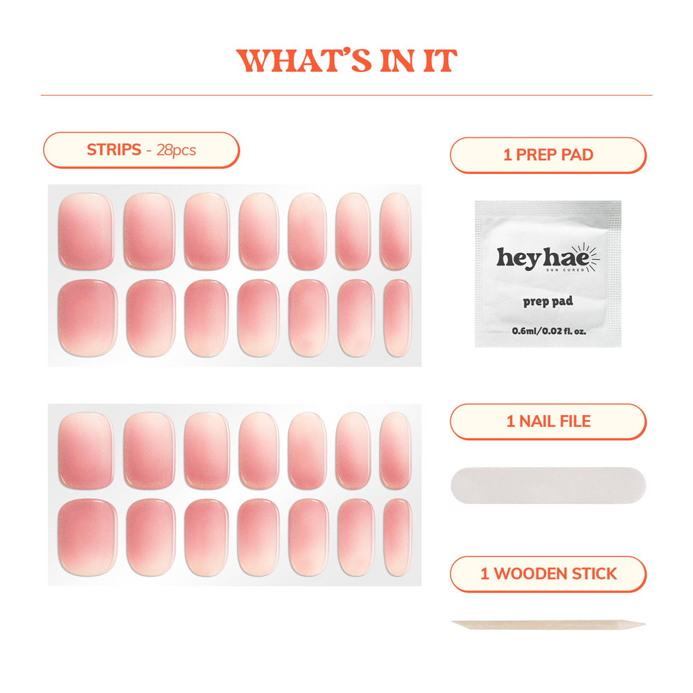 Heyhae application rapide sans lampe soleil pour ongles impeccables en déplacement.