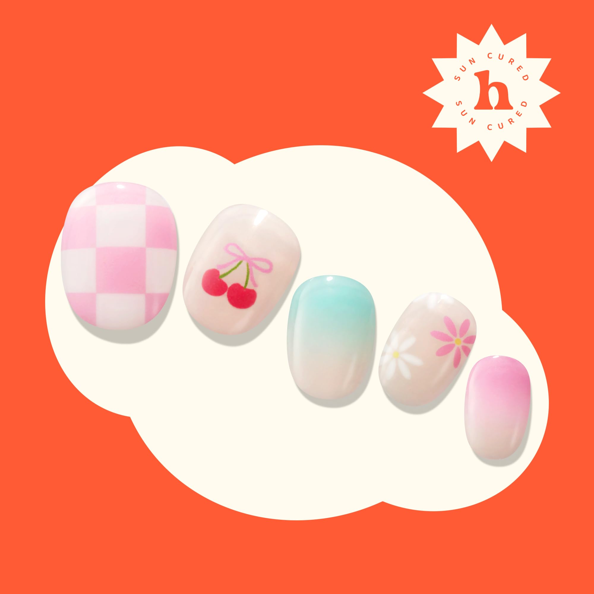 Heyhae effet ombre pastel – rendu élégant pour été.