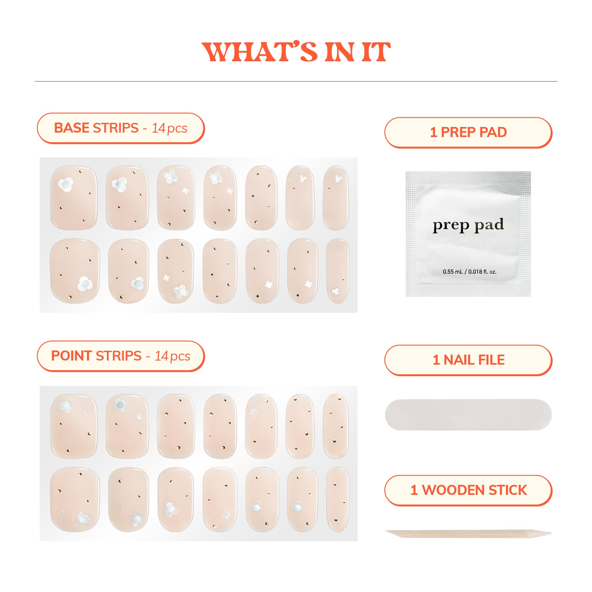 Heyhae: kit complet 28 strips et outils pour salon à domicile.