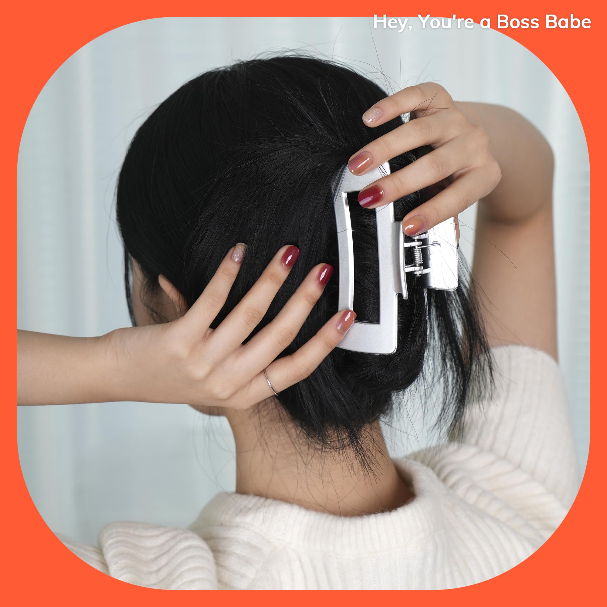 Heyhae Strips gel semi-cures, application facile pour manucure rapide.