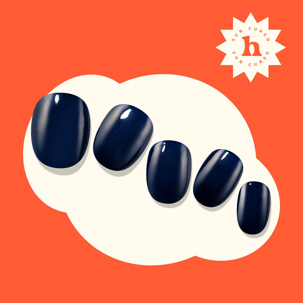 Heyhae Strips Gel bleu marine, ajustement précis grâce au réchauffement des bandes.