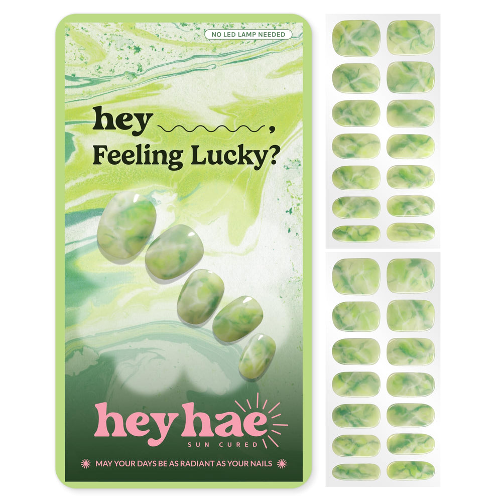 Heyhae strips ongles semi-cures ensemble prêt à porter salon