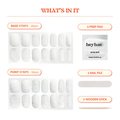 Heyhae vernis gel strips cure au soleil sans lampe, pratique et rapide.