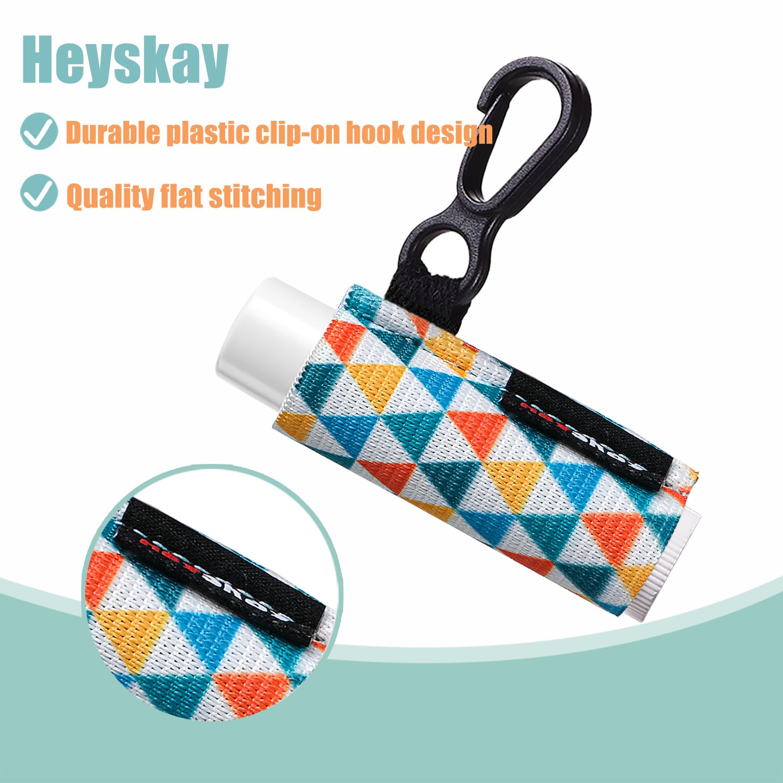 HEYSKAY couture durable et étui porte-baume élégant et fiable