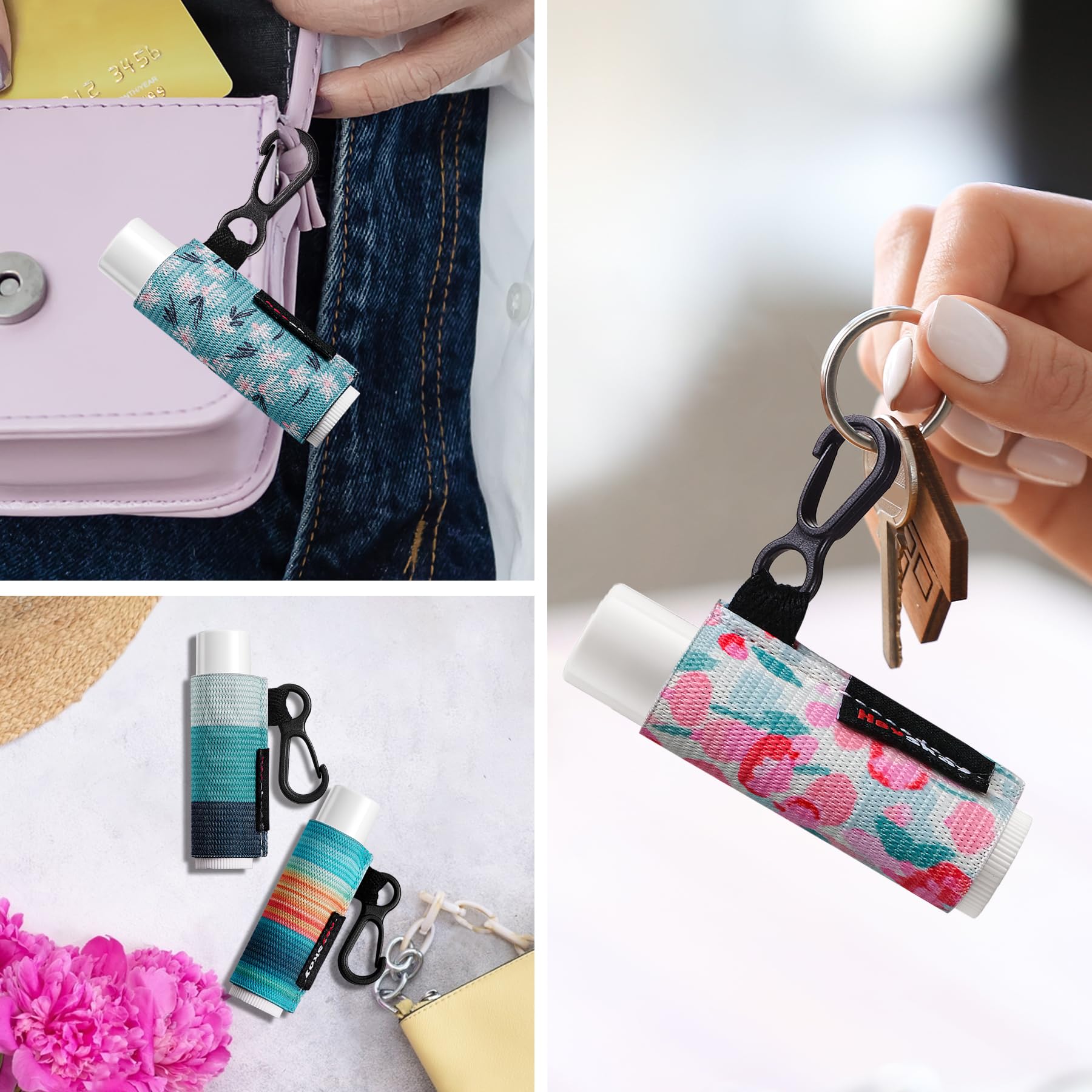 HEYSKAY ensemble coloré, personnaliser le porte-baume selon le style
