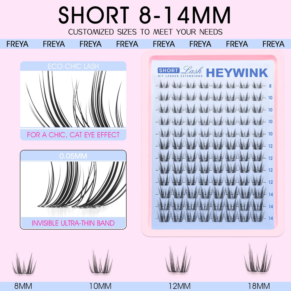 HEYWINK Freya court kit clusters 8-14 mm pour un regard défini