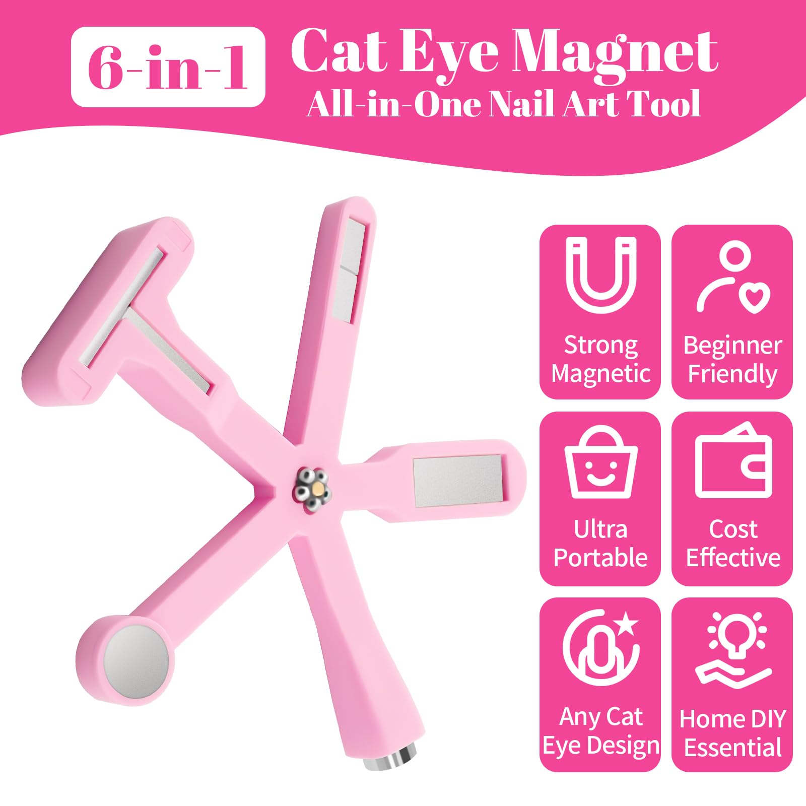 HGEKLIZV set magnets ongles pour DIY et occasions, pratique au quotidien.