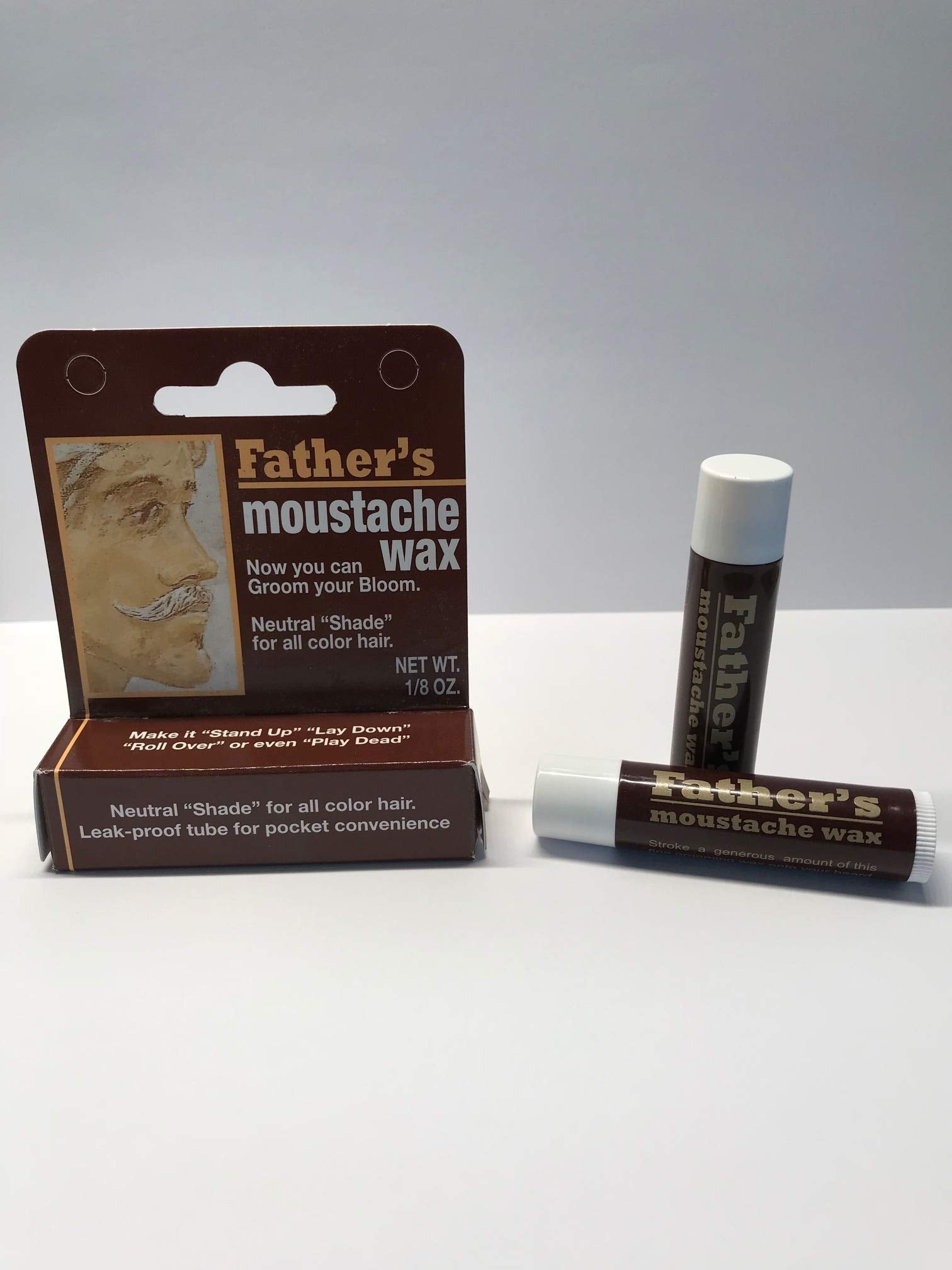 HGFLMR cire moustache neutre dans son tube étanche, tenue durable et pratique.