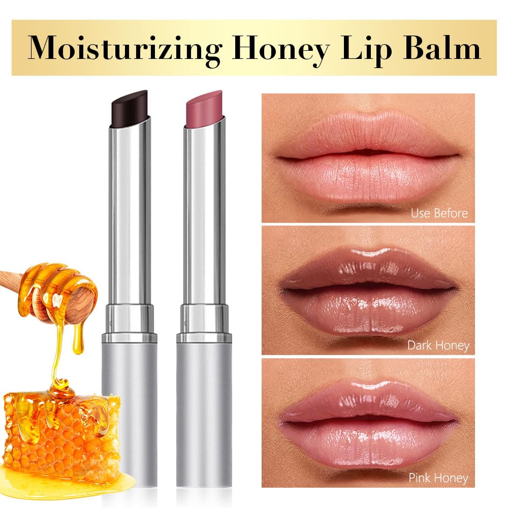 HHLTOH Honey Butter Lipstick teinte naturelle rehaussant les lèvres.