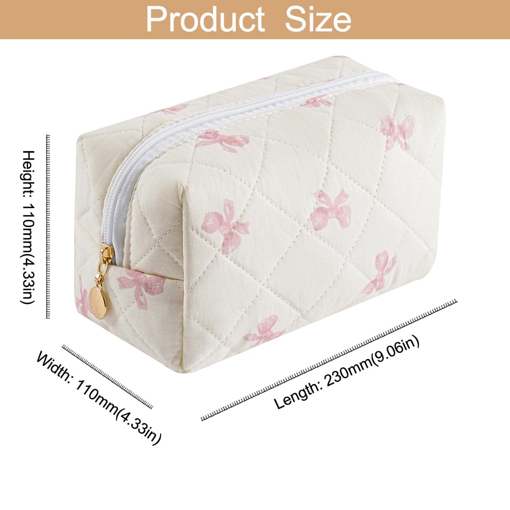 HHQQWZ Sac cosmétique portable motif floral, léger et durable pour vos voyages.