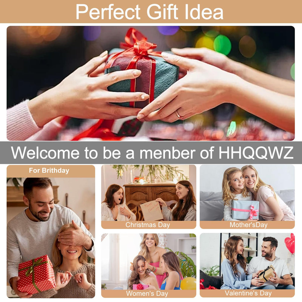 HHQQWZ Trousse-maquillage Idée Cadeau, cadeau élégant pour mère ou amie.