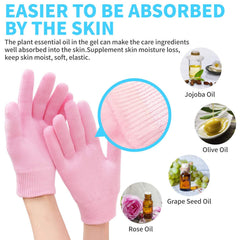 HI FINE CARE chaussettes hydratantes en gel pour spa à domicile