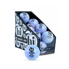 Hi Peach Layne bombe de bain Ocean Air, teinte bleue apaisante dans le bain