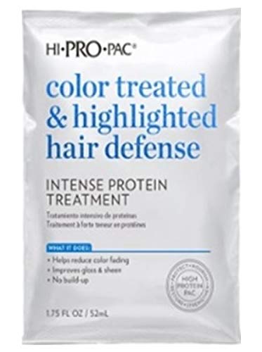 Hi-Pro-Pac Color Treated: soin protéiné intense pour cheveux colorés, brillance durable.