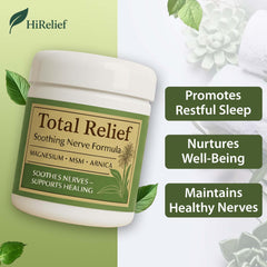 HiRelief Total Relief Bouteille pratique pour utilisation quotidienne.