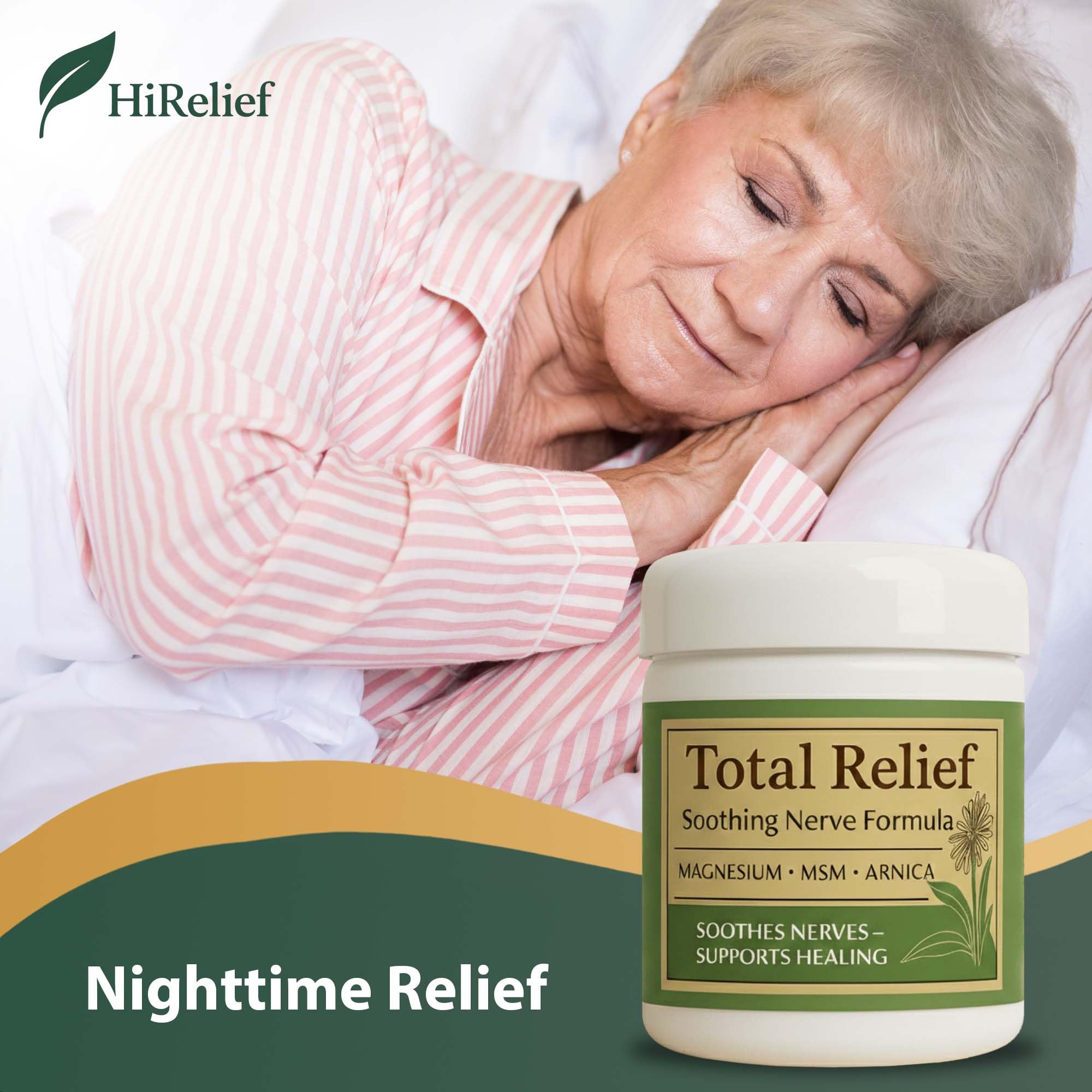 HiRelief Total Relief Zones nerveuses ciblées; douceur et confort.