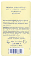 HiBAR déodorant lavande-jasmine texture légère qui glisse facilement sur la peau
