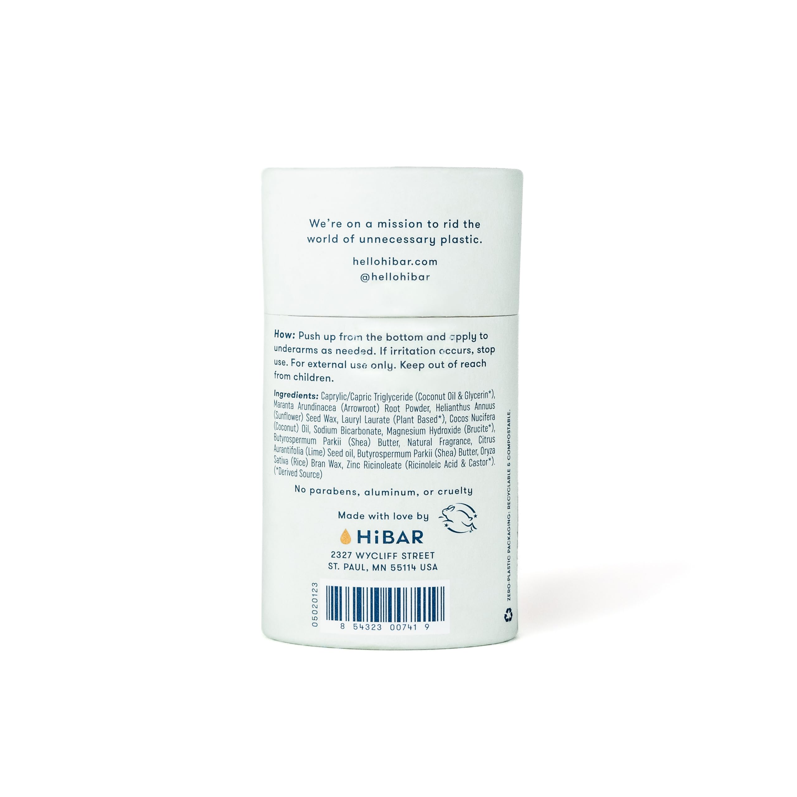 HiBAR emballage recyclable ou compostable, démarche durable et sans plastique.