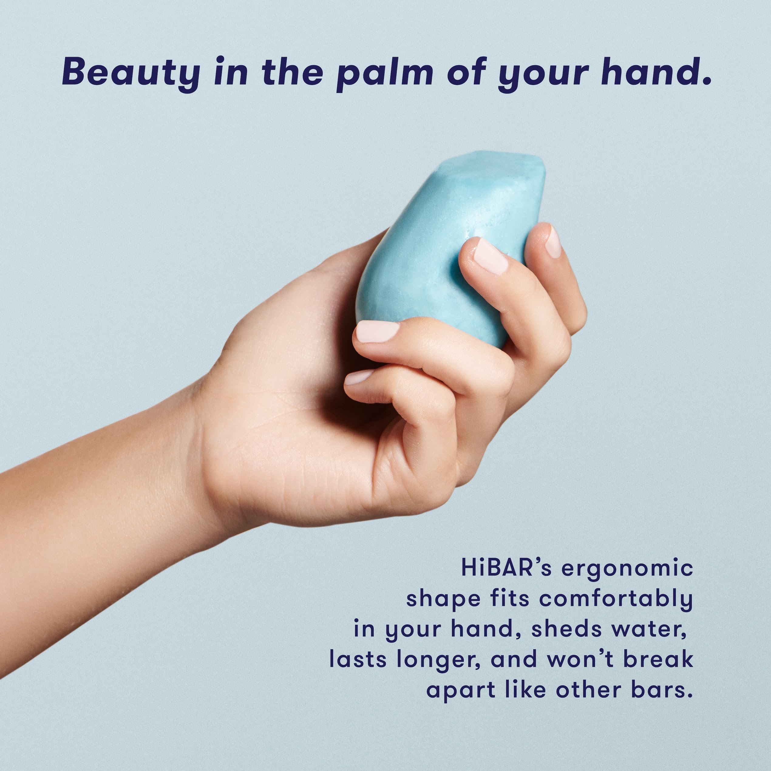 HIBAR Moisturize Conditioner Bar keeps color-treated hair looking vibrant.
