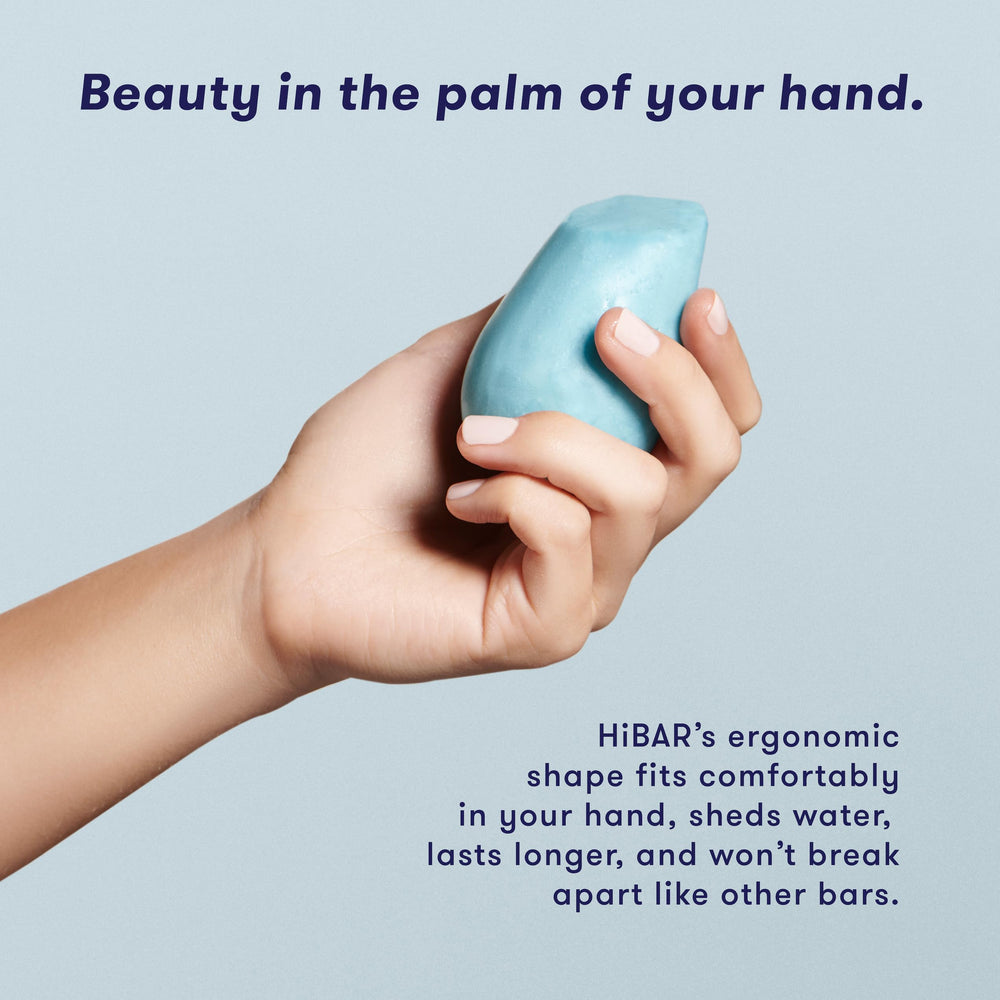 HIBAR Moisturize Conditioner Bar keeps color-treated hair looking vibrant.