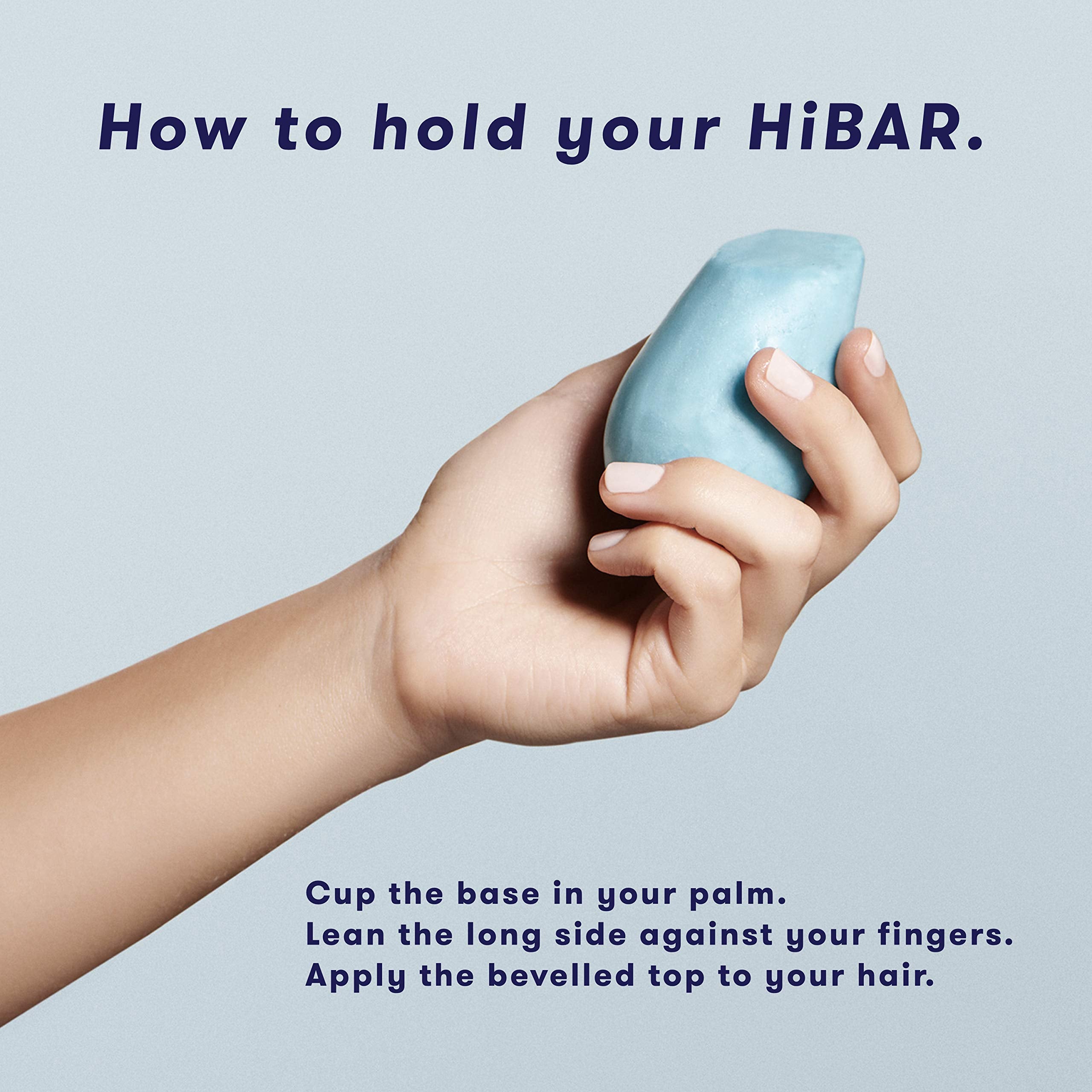 HIBAR Soothe bar in a bathroom setting suggesting zero-waste routine