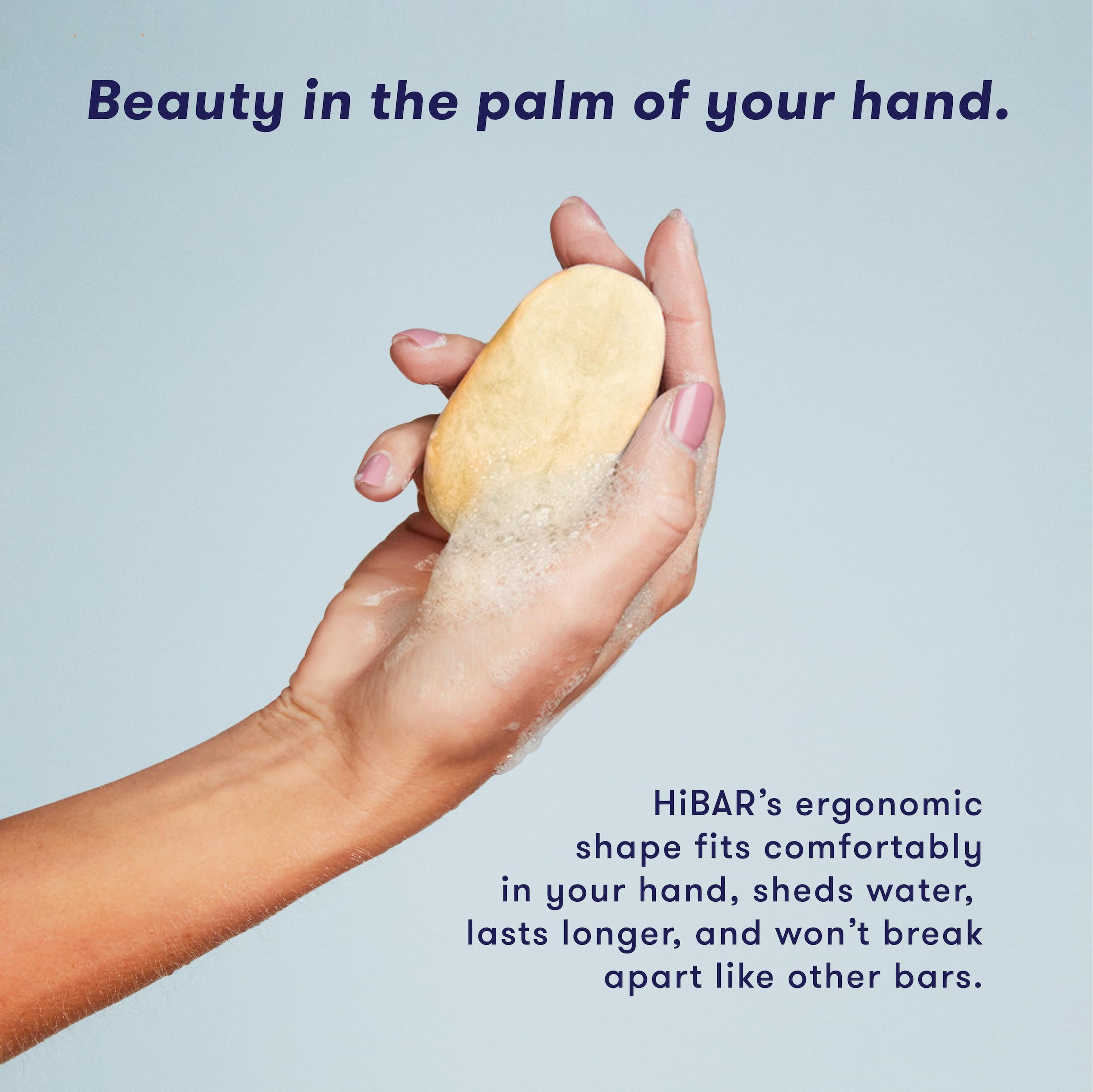 HiBAR Volumize bar emballage sans plastique emballage recyclable et respectueux de l'environnement.