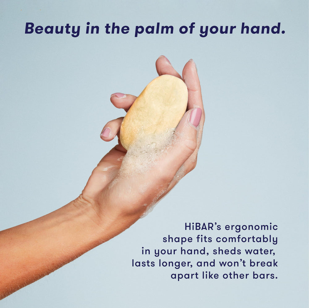 HiBAR Volumize bar emballage sans plastique emballage recyclable et respectueux de l'environnement.