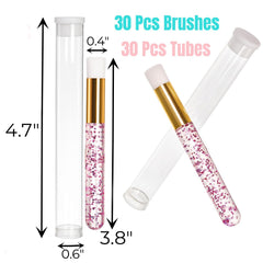 Tube de voyage Hiceeden rose, protège la brosse pendant vos déplacements.