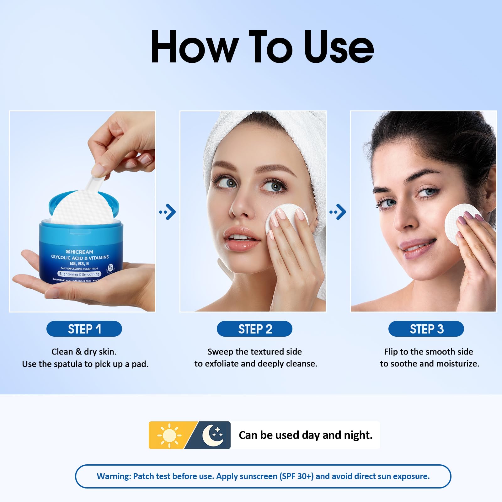 Hicream – coton vitamine E et B5 pour hydratation durable.