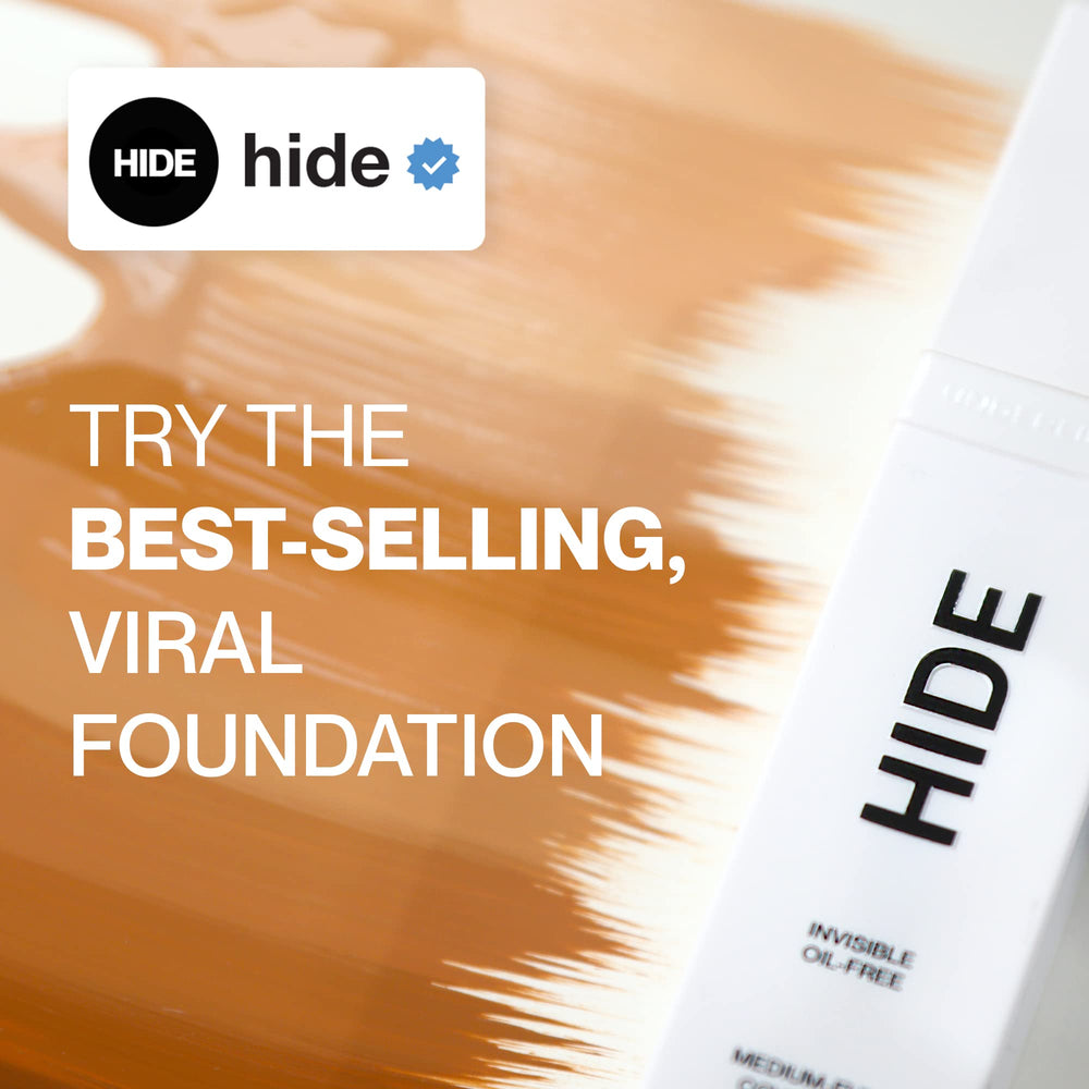 Hide Premium Foundation shade finder swatches showing undertone options