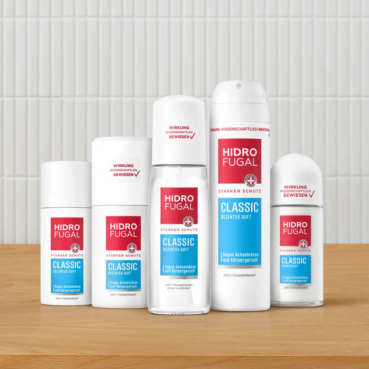 Hidrofugal Classic Atomiseur : comment appliquer sur peau sèche et propre.
