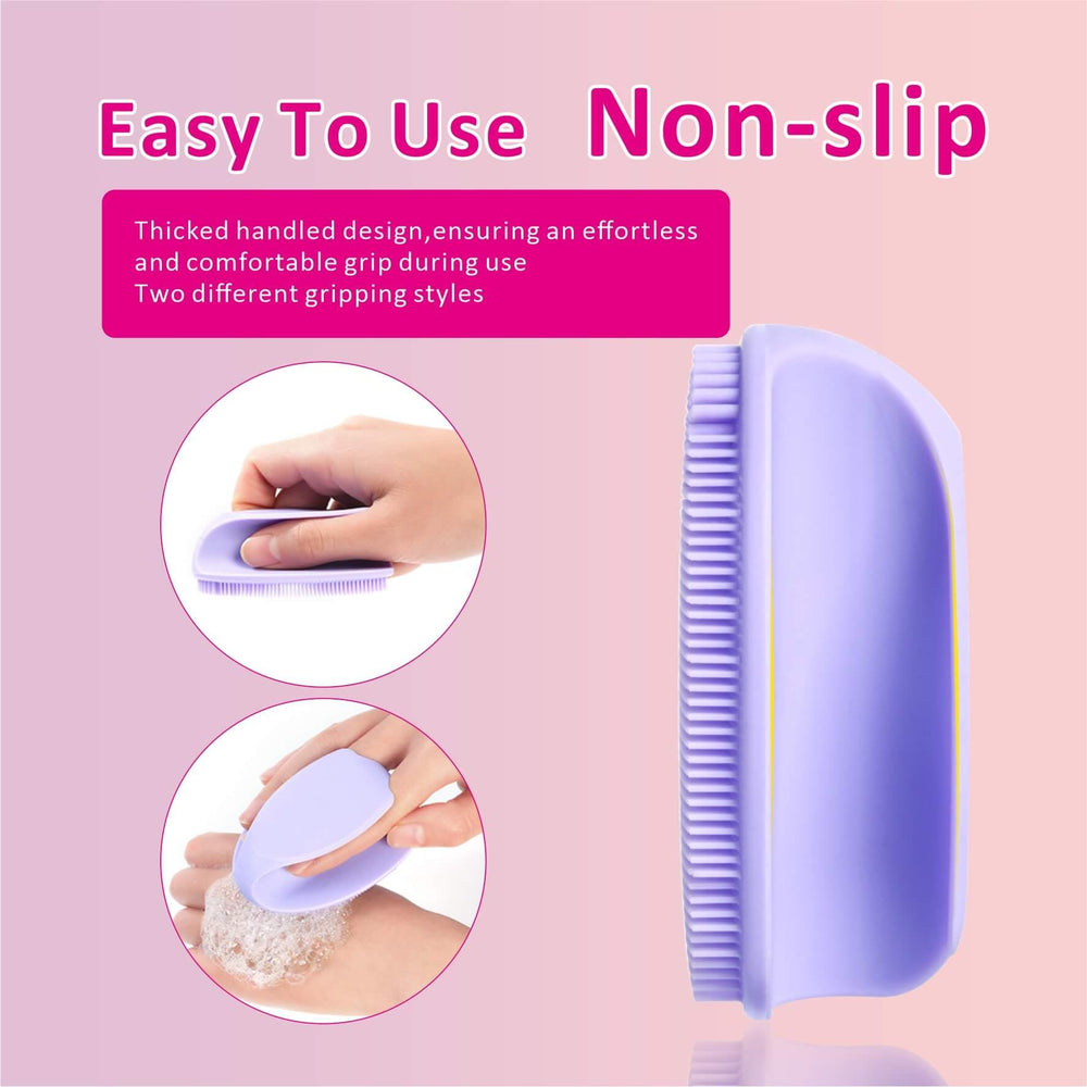 HIEERBUS brosse visage silicone brins epais exfoliation légère et massage